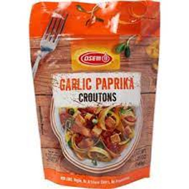 Garlic Paprika Croutons
