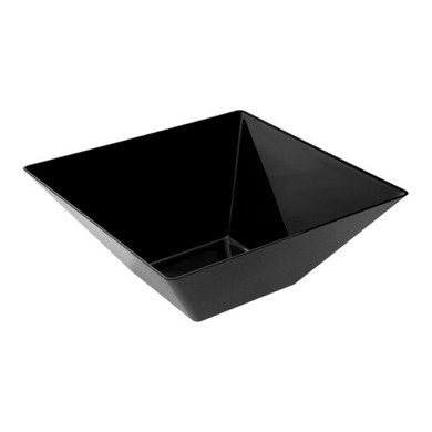 Square Black Medium Serving Bowl