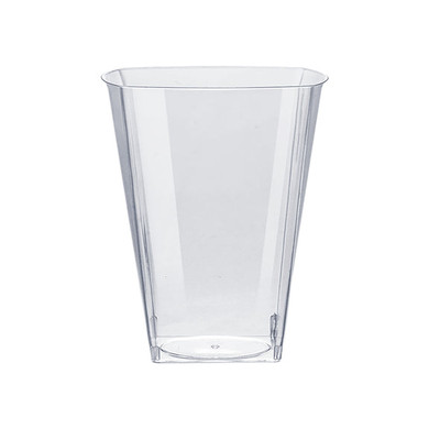 8 oz. Clear Square Plastic Cups (14 count)