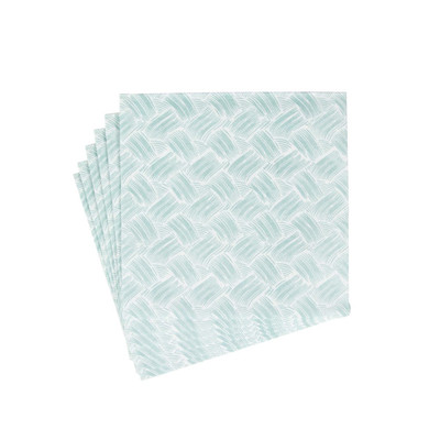 Basketry Mist Paper Linen Dinner Napkins - 12 Per Package