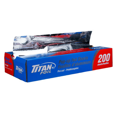 Titan Foil - Pop up Foil Sheets (200 Sheets)