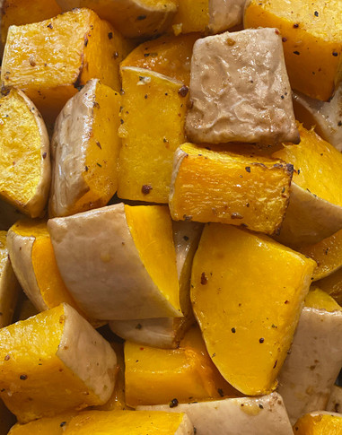 Baked Butternut Squash (Pesach)