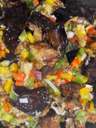 Eggplant Salad (Pesach)