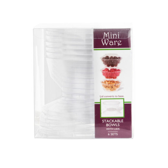 MiniWare 6oz Bowl with Lid (6 count)