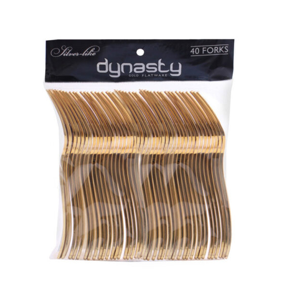 Dynasty Collection Gold Forks (40 count)