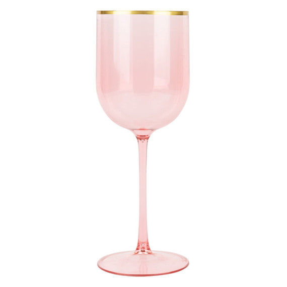 Pink Wine Glasses 5 ct