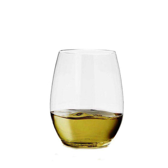 12 oz. Clear Elegant Stemless Plastic Wine Glasses (16 count)
