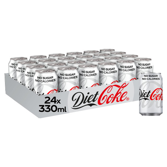 Coke Diet Cans 355ML (24 cans)