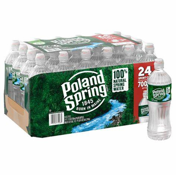 Poland Spring Water Sports Cap 700 ml (24 pack)