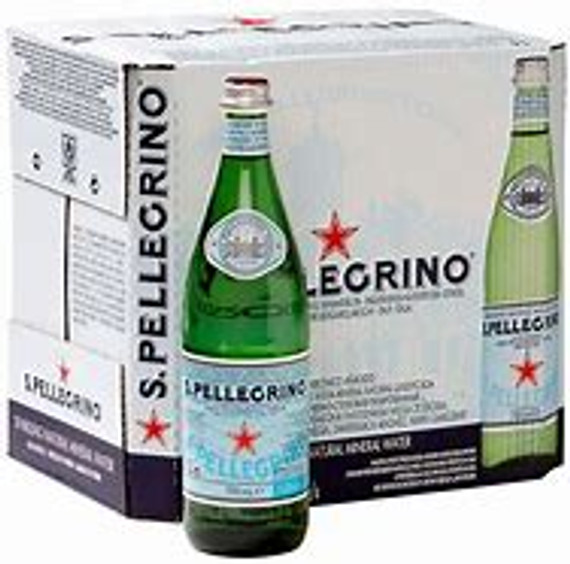 San Pellegrino Natural Sparkling Mineral Water 750ML (12 pack)