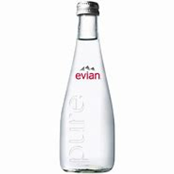 Evian Glass Natural Spring Water 330ml (20 pack)
