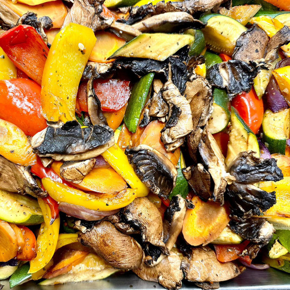Grilled Vegetables with Portobello