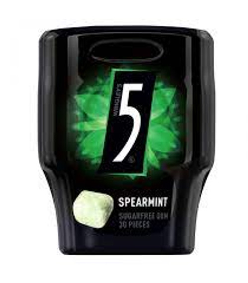 Five Spearmint Cubes