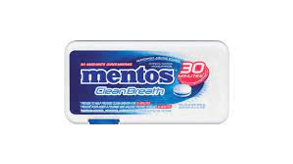 Mentos Clean Breath Peppermint Hard Mints