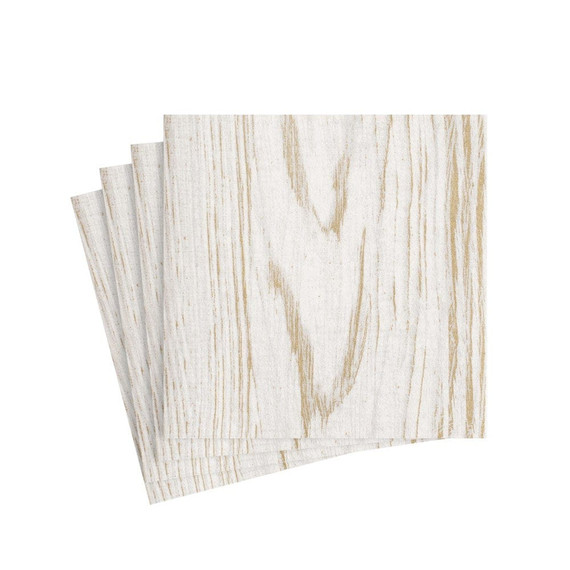 Faux Birch Cocktail Napkin