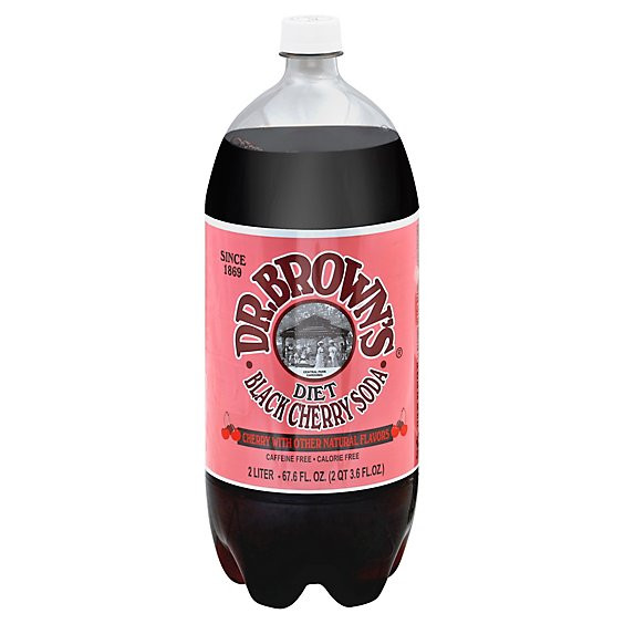 Dr. Brown's Diet Black Cherry Soda