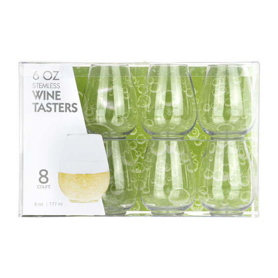 Clear Stemless Goblets 6 oz. | 6 Pack