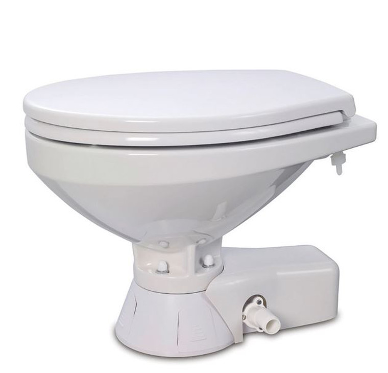 Jabsco Quiet Flush Freshwater Toilet - Compact Bowl - 24V [37045-3094]