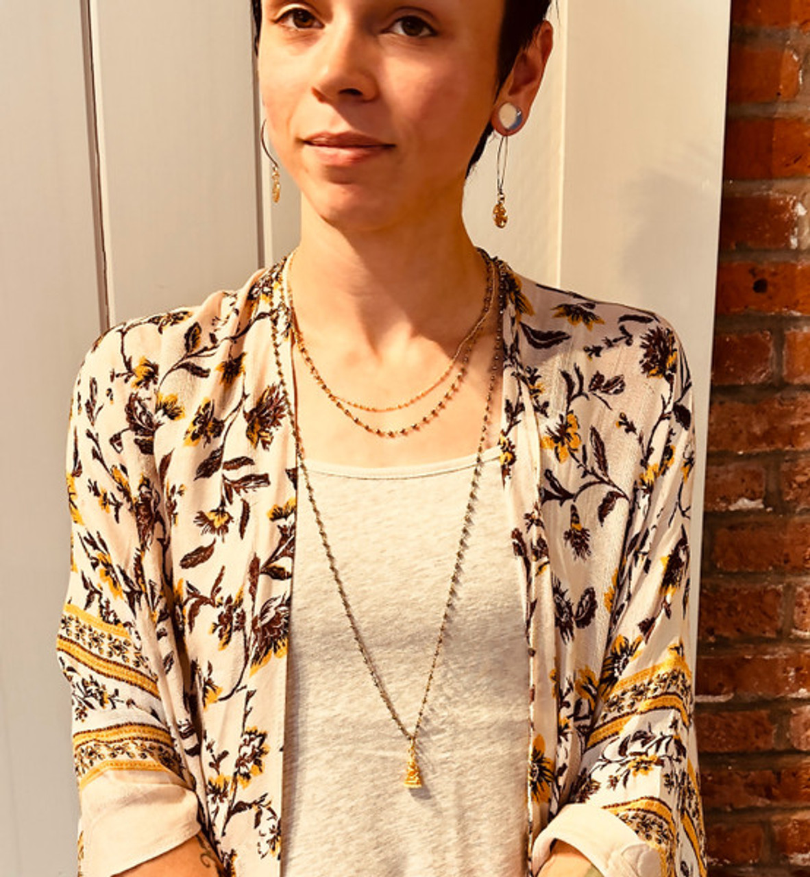 Look Chic and Dazzle Your Onlookers with a Pyrite Layered Necklace