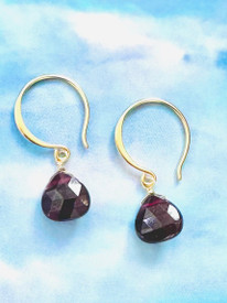 Garnet Harmony Vermeil Earrings