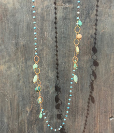 Long Turquoise Summer Necklace