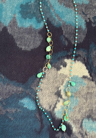 Long Turquoise Summer Necklace