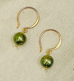 Etruscan Pearl Earrings