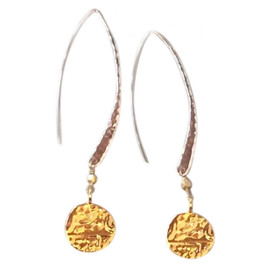 Gold and Silver Earrings