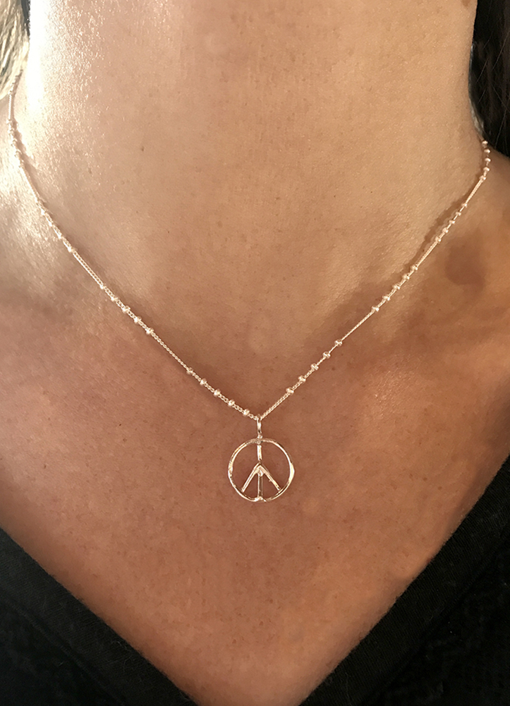 peace sign necklace | Nordstrom