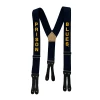 Prison Blues Suspenders Y Back 46"