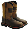 Western Work – Waterproof Crazy Horse/Tan – 11″ Safety Toe