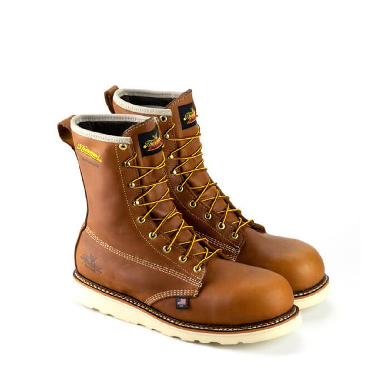 American Heritage – Waterproof – 8″ Tobacco Composite Safety Toe – Plain Toe MAXWear Wedge™ American Heritage – Waterproof – 8″ Tobacco Composite Safety Toe – Plain Toe MAXWear Wedge™