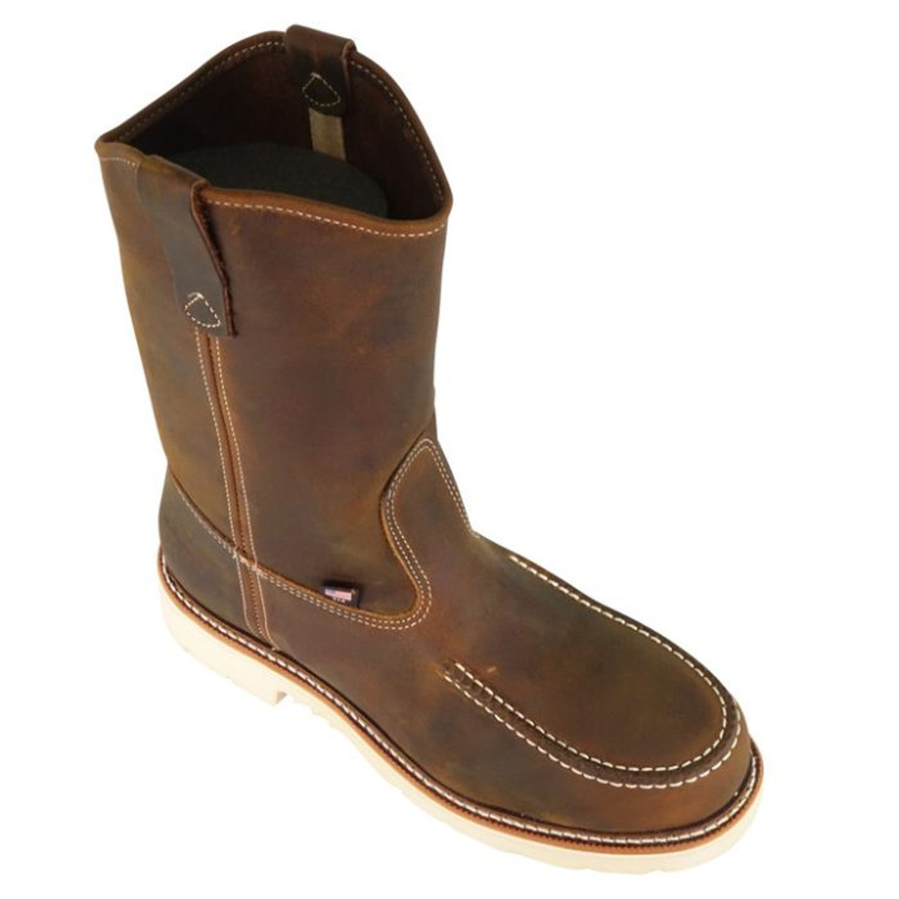American Heritage 11" Trail Crazy Horse Safety Toe Moc Toe Pull-On Wellington American Heritage 11" Trail Crazy Horse Safety Toe Moc Toe Pull-On Wellington