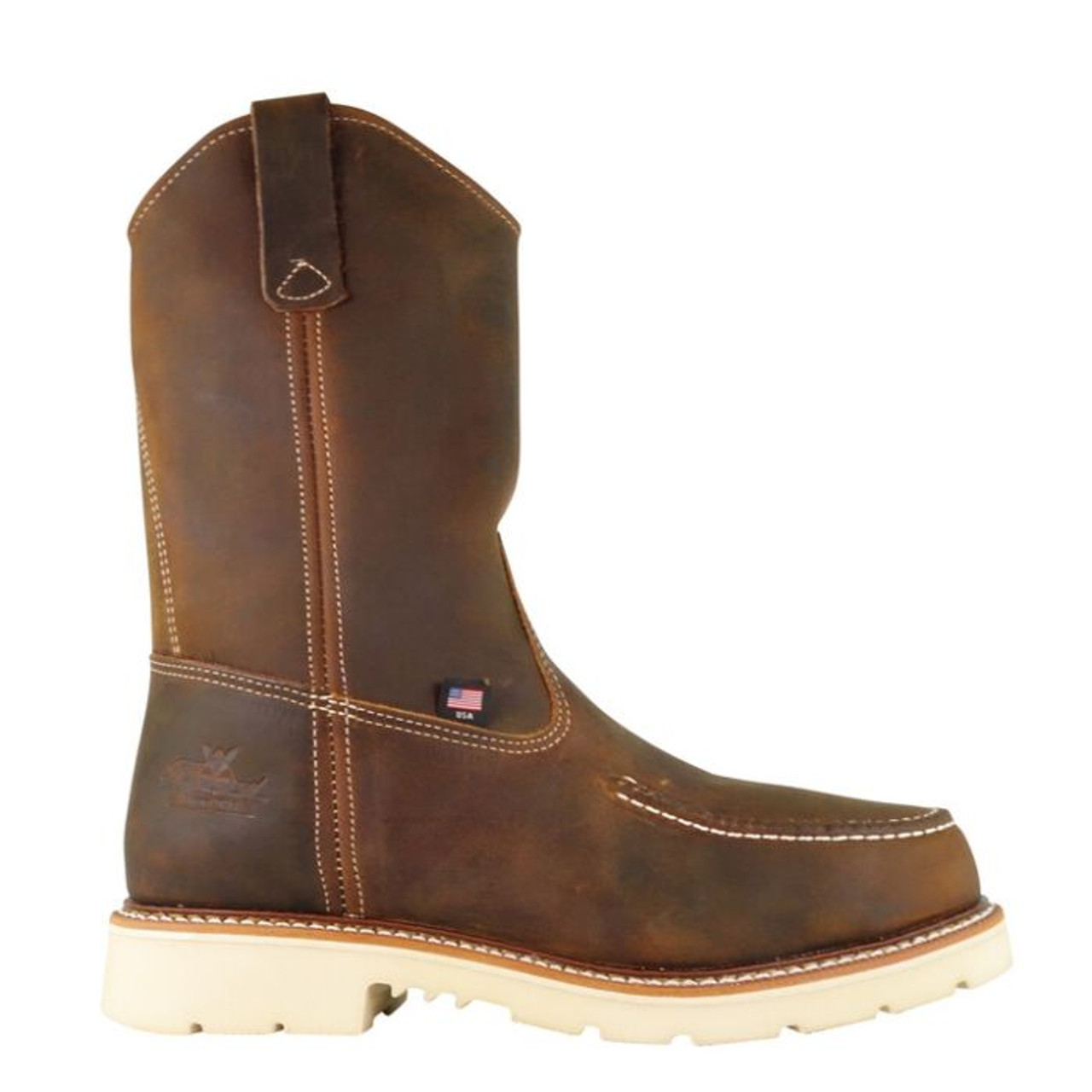 American Heritage 11" Trail Crazy Horse Safety Toe Moc Toe Pull-On Wellington American Heritage 11" Trail Crazy Horse Safety Toe Moc Toe Pull-On Wellington