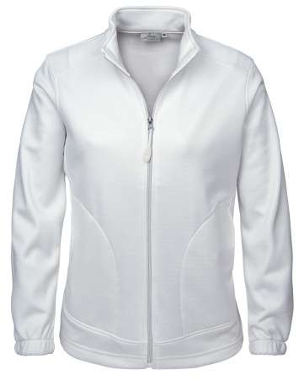 【GRAVER】ELBOW Heart White Clip Fleece Zip-Up Jacket GRAVER】ELBOW Heart White Clip Fleece Zip-Up Jacket