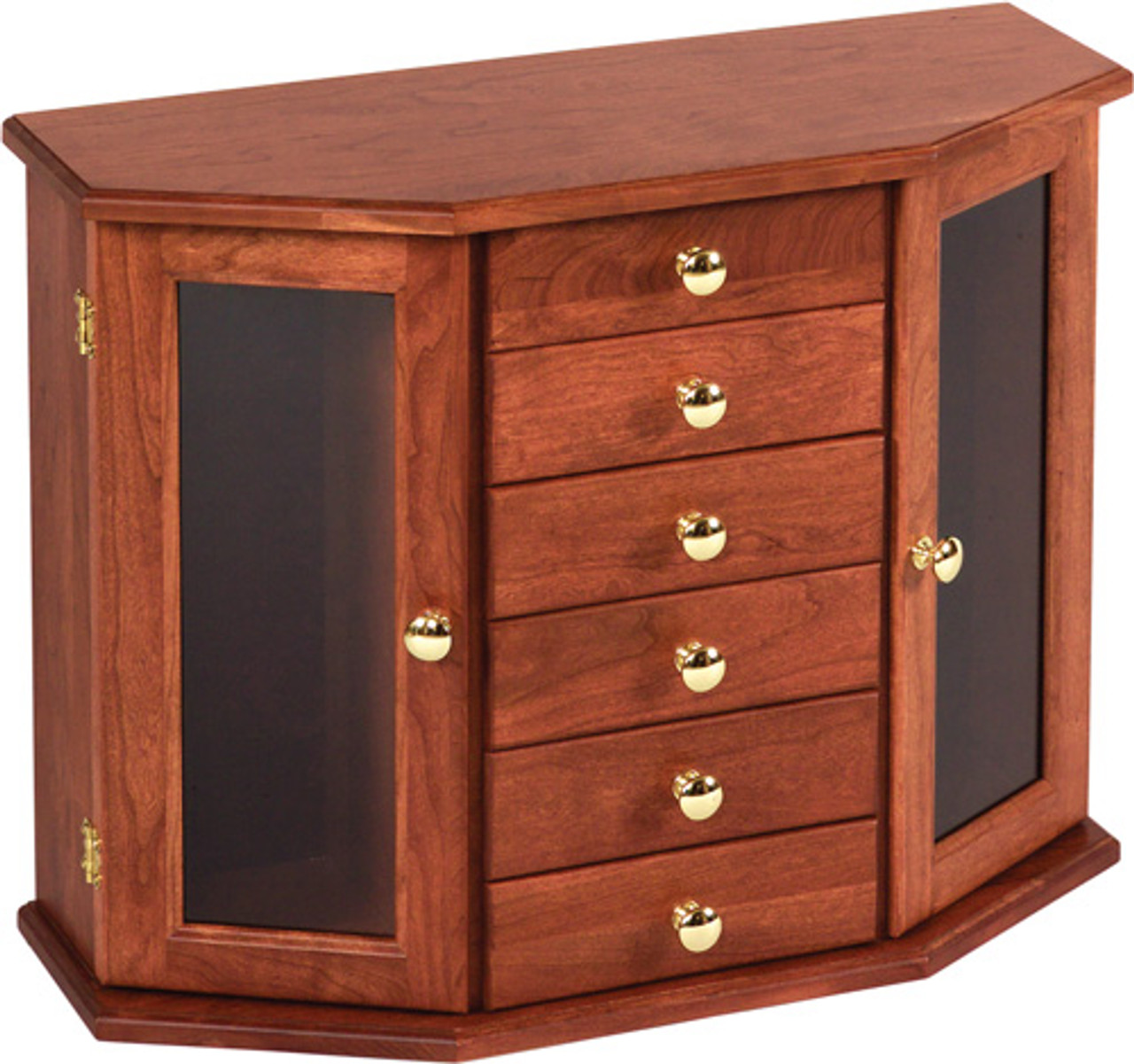 Canted Jewelry Armoire