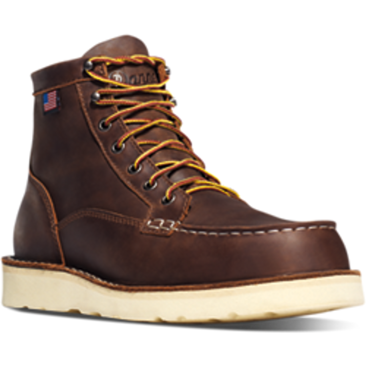 Bull Run Moc Toe 6" Brown Steel Toe.