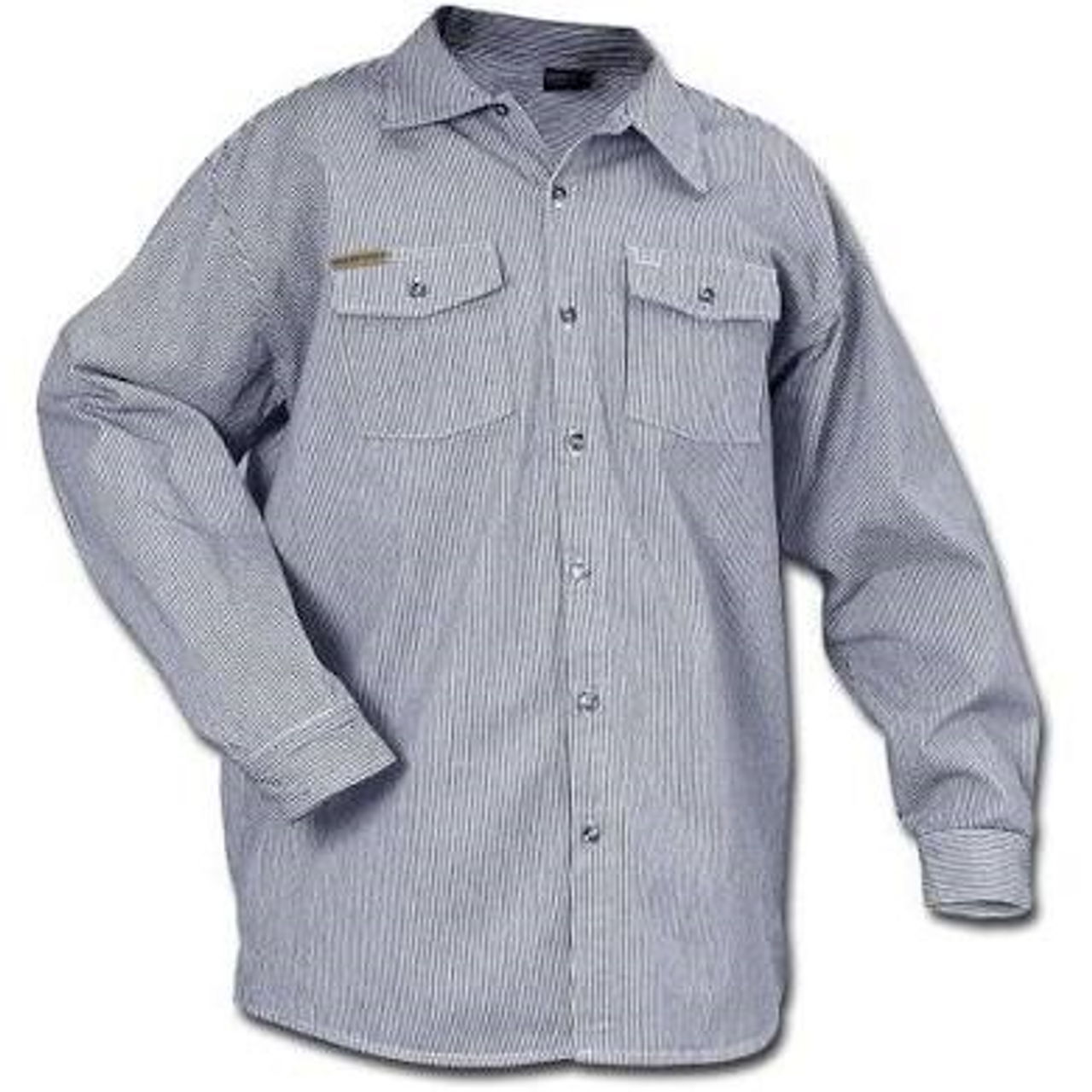 Prison Blue Long Sleeve Hickory Tall Shirt