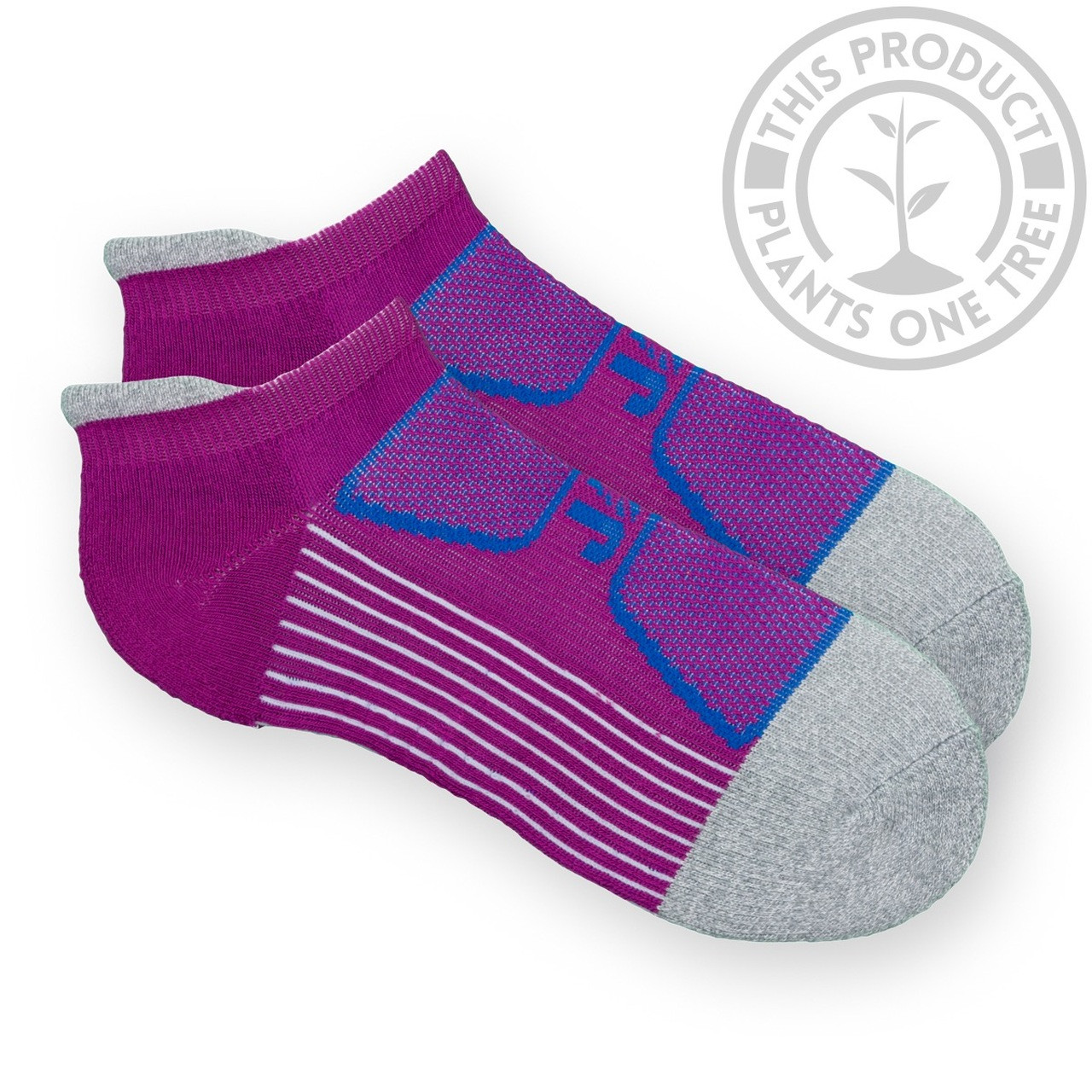 Zag Cushioned with Core Compression Sock by EcoSox