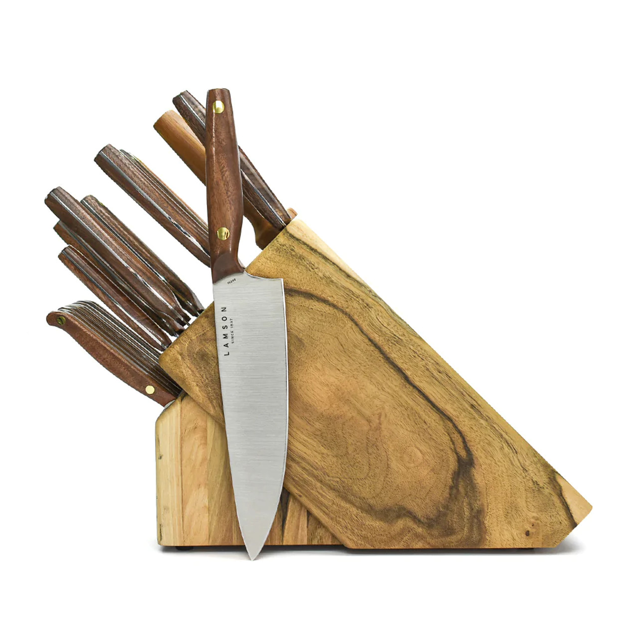 Lamson 7-Piece Premier Forged Knife Block Set