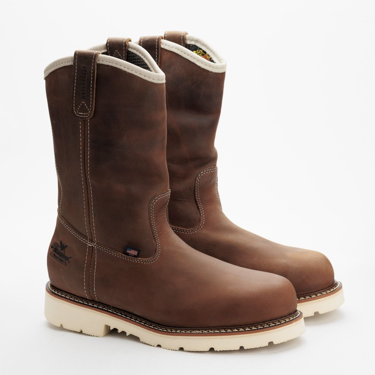 American Heritage 11" Crazy Horse  safety toe waterproof Wellington work boots  American Heritage 11" Crazy Horse  safety toe waterproof Wellington work boots