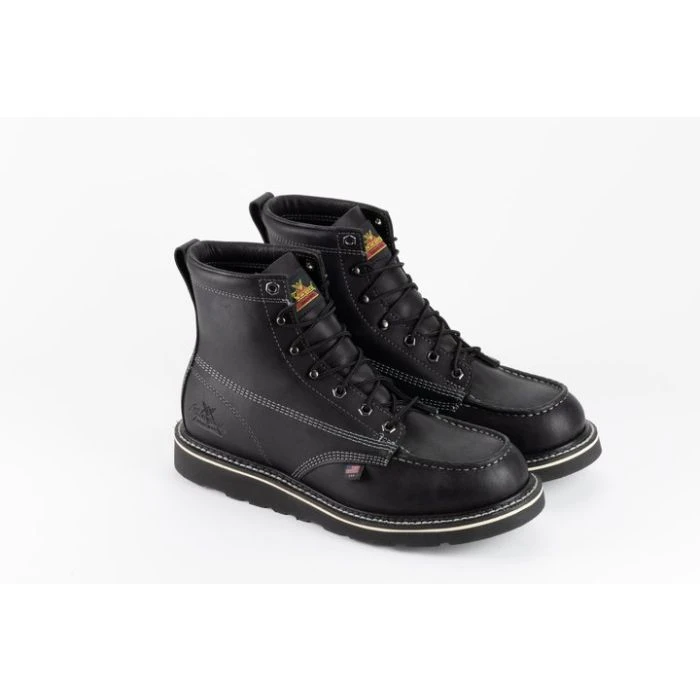 MIDNIGHT SERIES 6″ Black Moc Toe