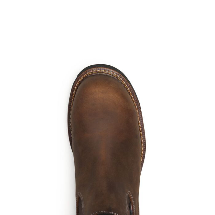 American Heritage – Chelsea Crazy Horse Nano Round Toe BLK 90