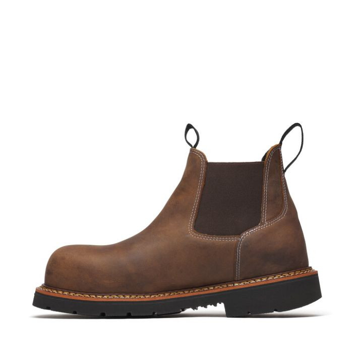 American Heritage – Chelsea Crazy Horse Nano Round Toe BLK 90