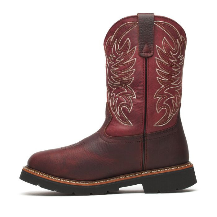 Western Work – Waterproof Chili/Crimson – 11″
