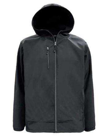 9768-S3F Unisex 3 Layers Soft Shell Hooded Full Zip Jacket
