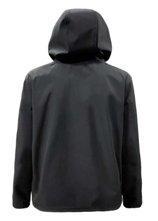 9768-S3F Unisex 3 Layers Soft Shell Hooded Full Zip Jacket