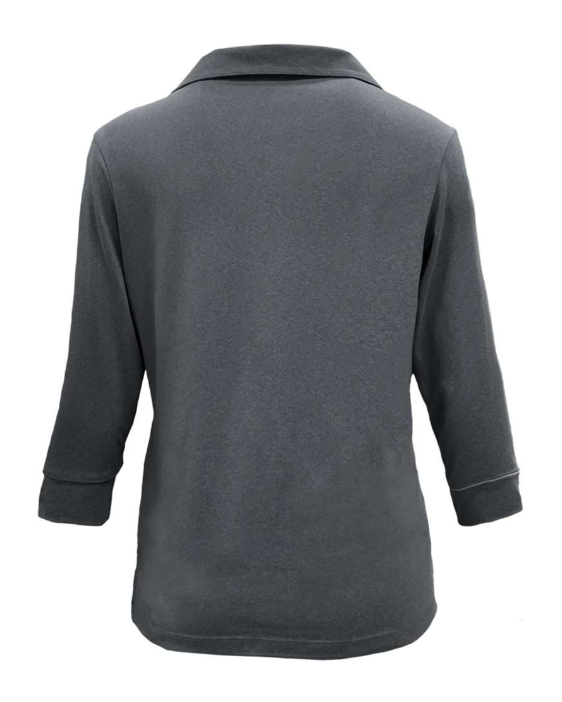 301-DSJ Ladies' Sueded Jersey 3/4 Sleeve Polo