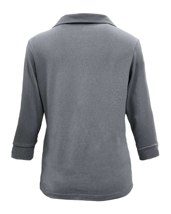 301-DSJ Ladies' Sueded Jersey 3/4 Sleeve Polo