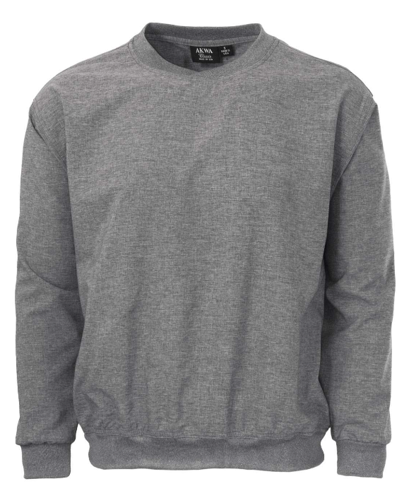 9011-CBS Men's Chambray Crew Neck Windshirt